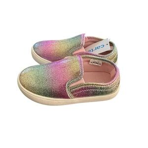 Carter's Kids Sparkly Multicolor Slip-On Sneakers